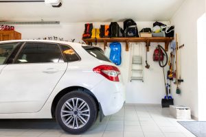 How do I clean and sanitize my garage