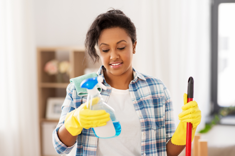 What are the 6 steps in the cleaning process?