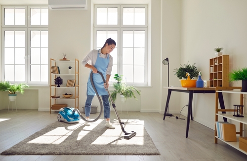 How should I prepare my house for a cleaner